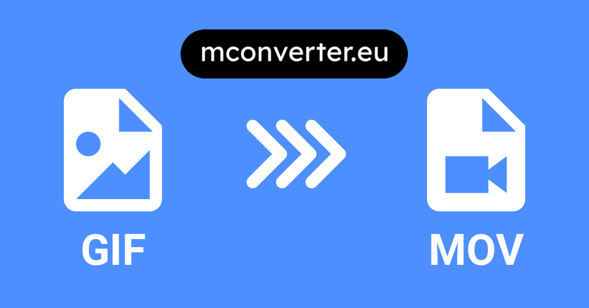 GIF to MOV Converter: Free, Secure, Online - MConverter ð