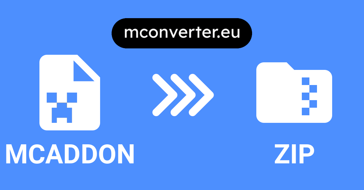 MCADDON To ZIP Converter Online Free MConverter