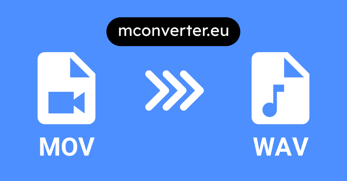 MOV To WAV Converter Online Free MConverter