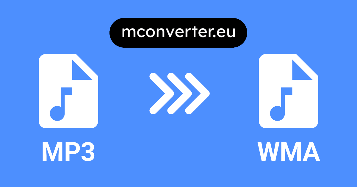 Ræv Vanære Eller MP3 to WMA Converter • Online & Free • MConverter