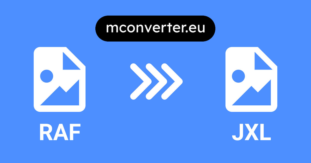 RAF to JPEG XL (JXL) Converter • Online & Free • MConverter